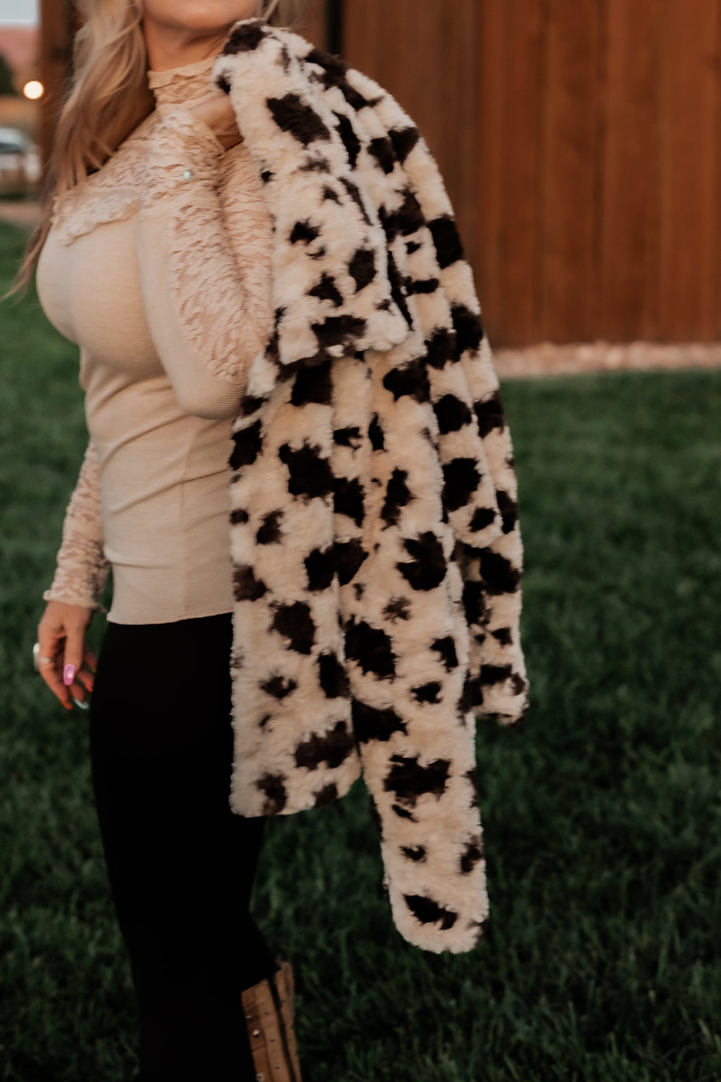Cow Print Jacket