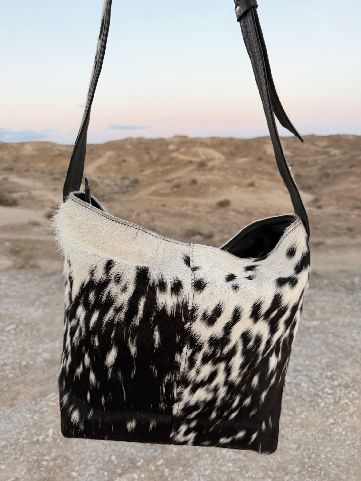 Hair on hide leather cowhide purse western boutique handbag VNTGcowgirl