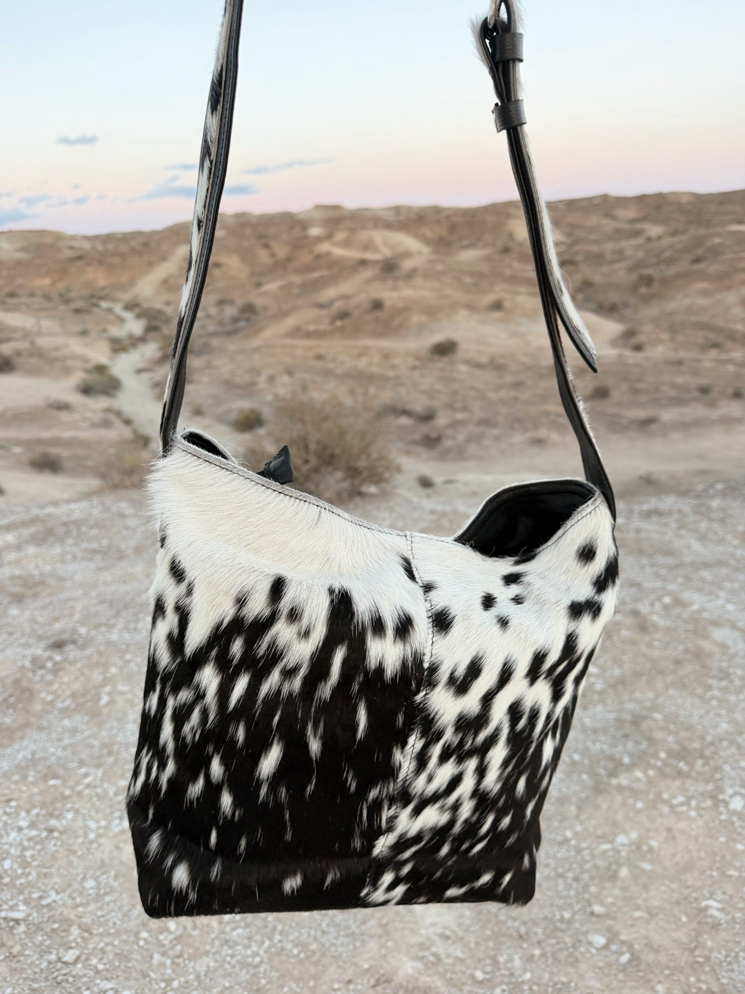 Hair on hide leather cowhide purse western boutique handbag VNTGcowgirl