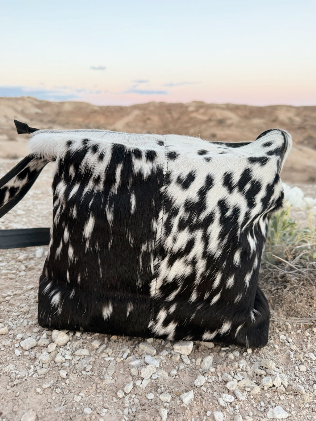 Hair on hide leather cowhide purse western boutique handbag VNTGcowgirl