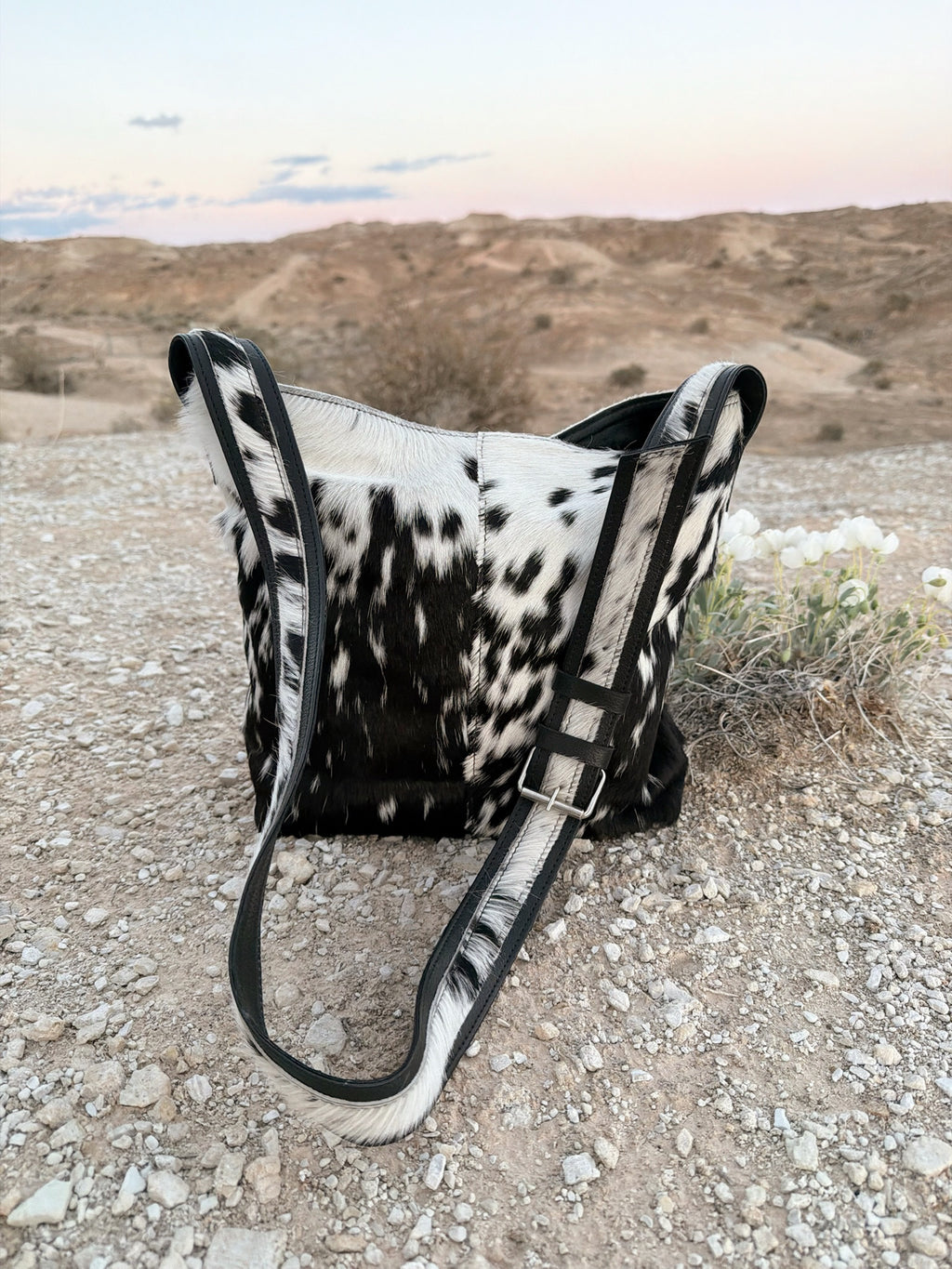 Hair on hide leather cowhide purse western boutique handbag VNTGcowgirl