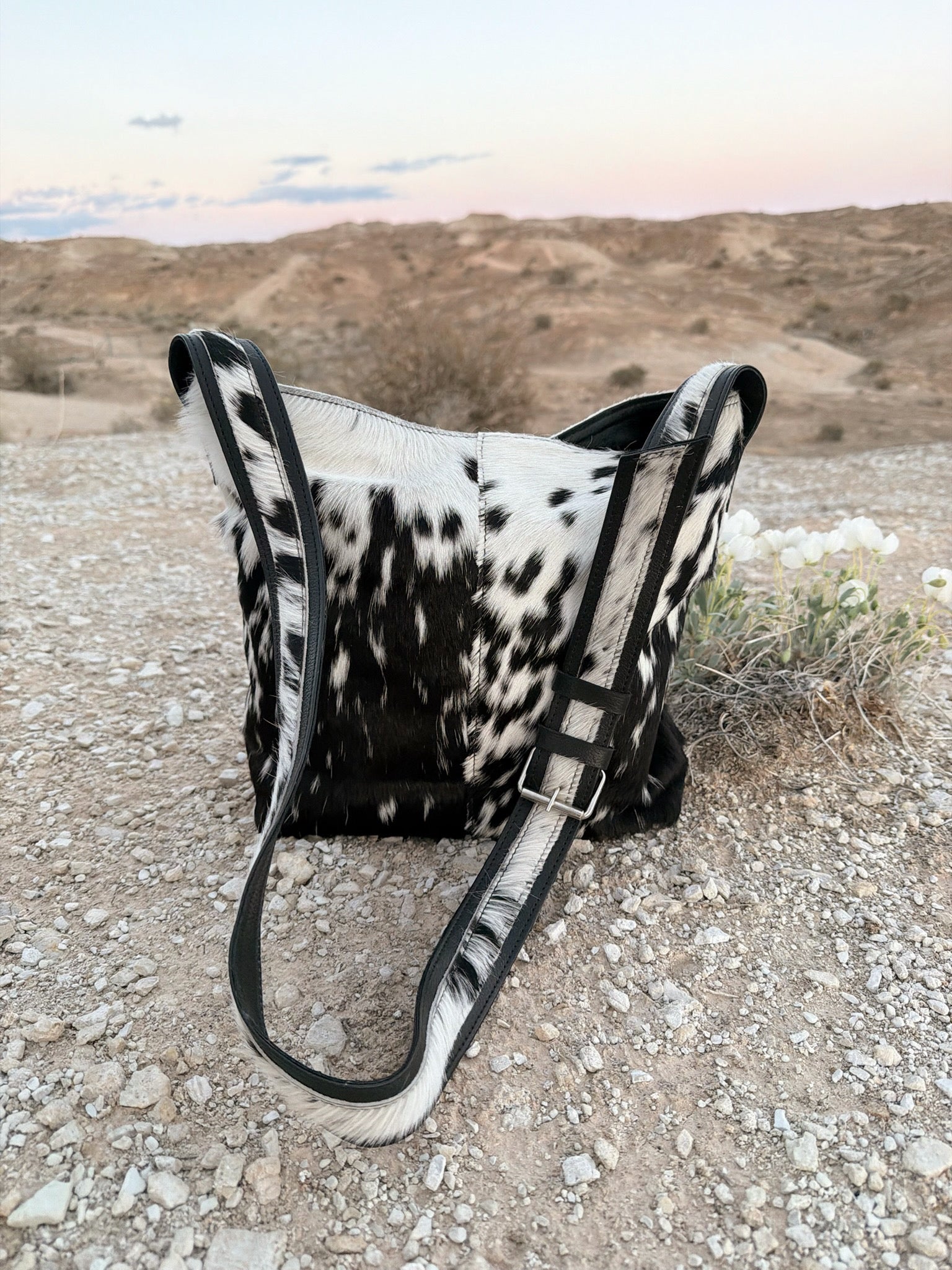 Hair on hide leather cowhide purse western boutique handbag VNTGcowgirl