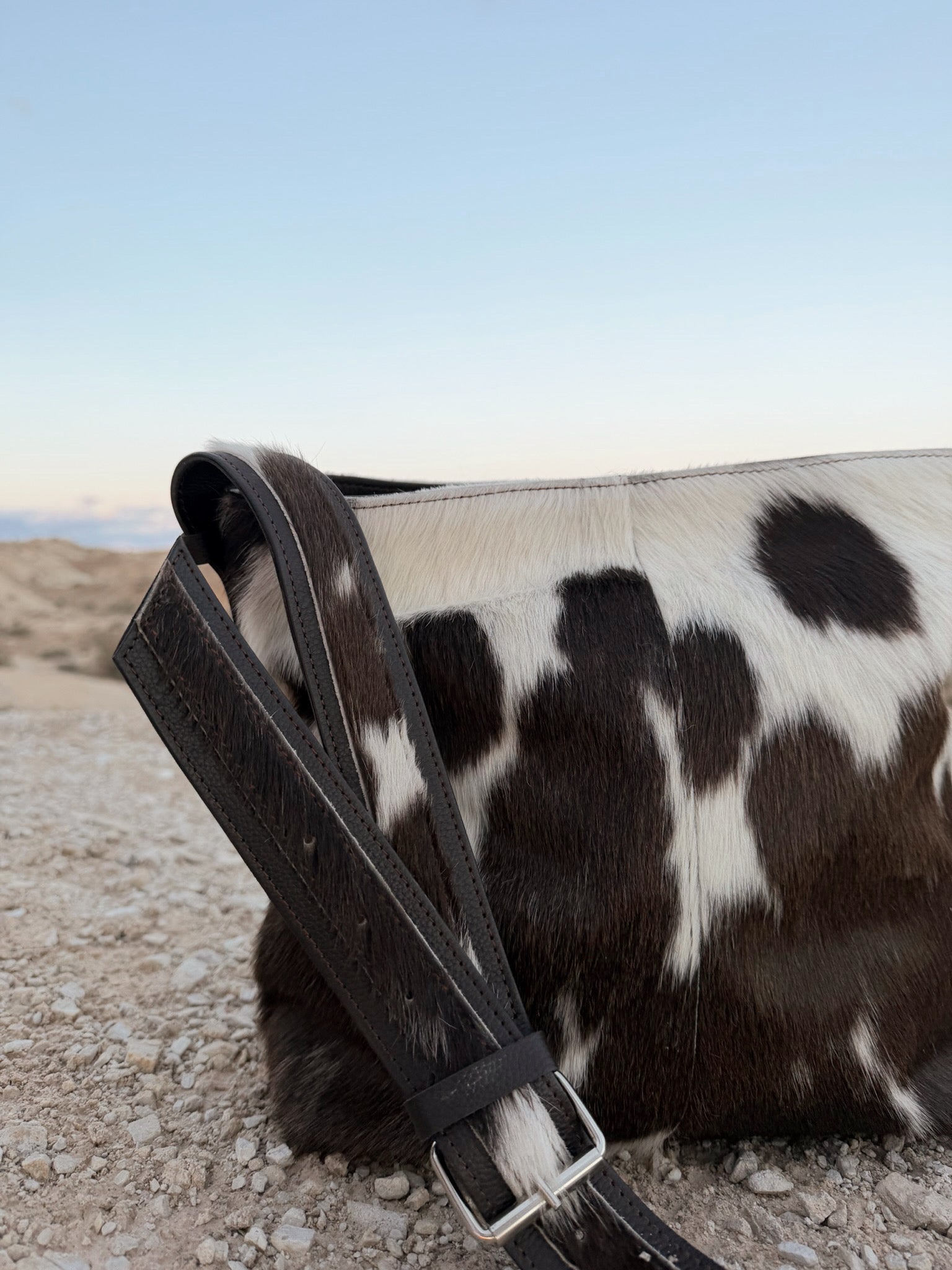 Hair on hide leather cowhide purse western boutique handbag VNTGcowgirl