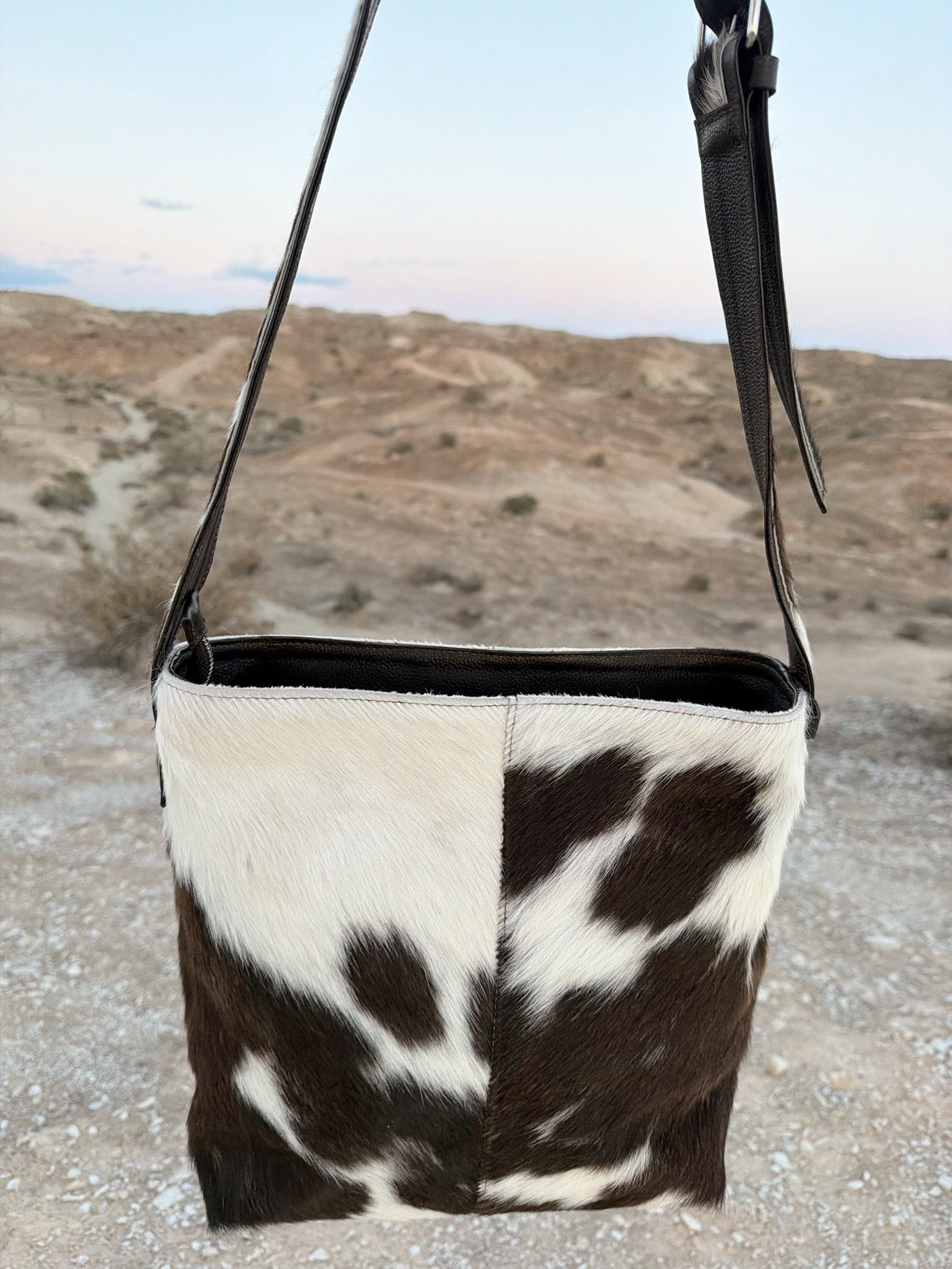 Hair on hide leather cowhide purse western boutique handbag VNTGcowgirl