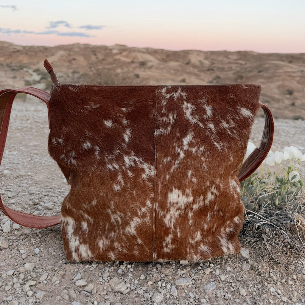 Hair on hide leather cowhide purse western boutique handbag VNTGcowgirl