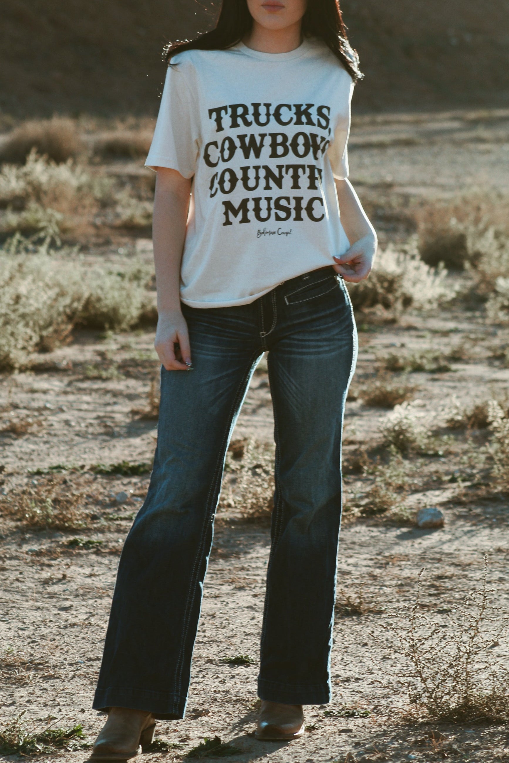 Trucks, Cowboys & Country Music Graphic Tee
