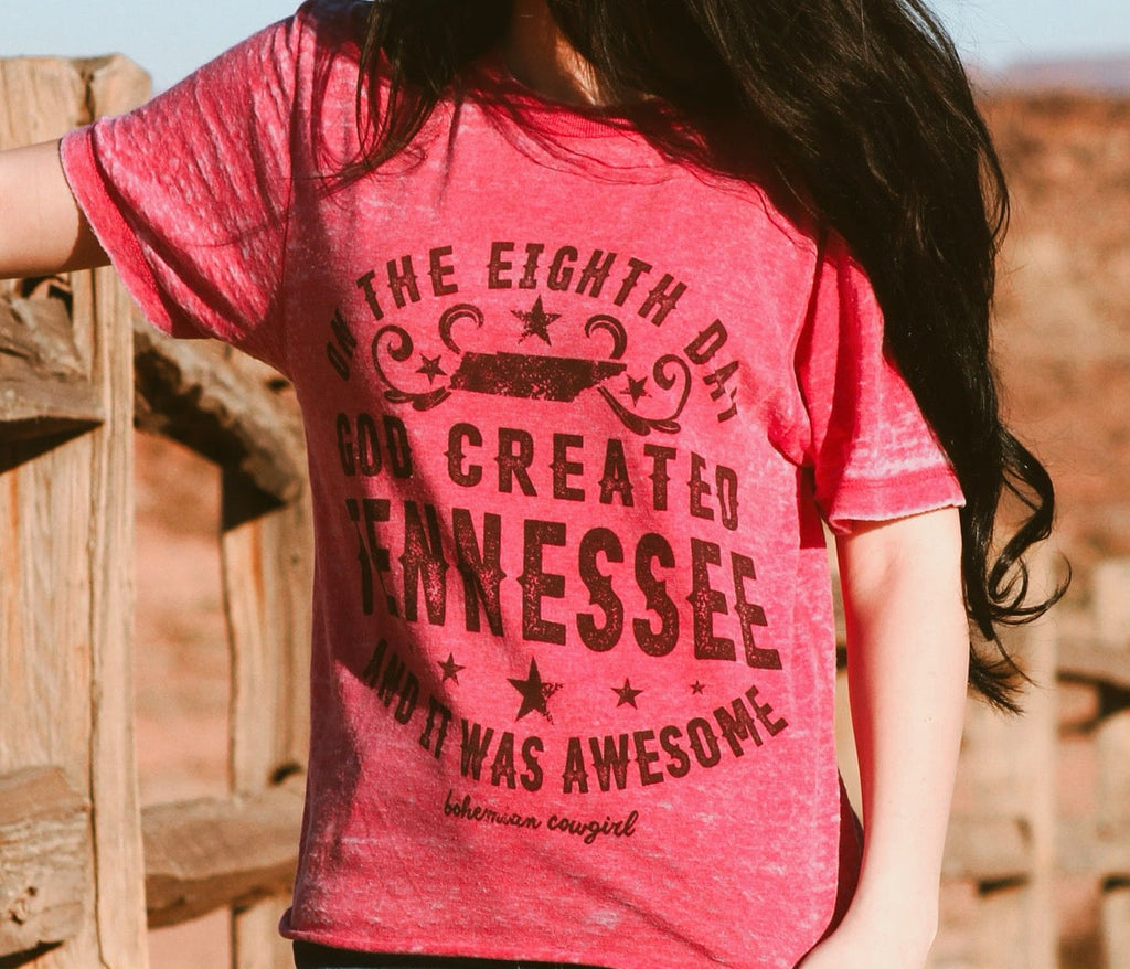 Western cowgirl Tennessee graphic t-shirt